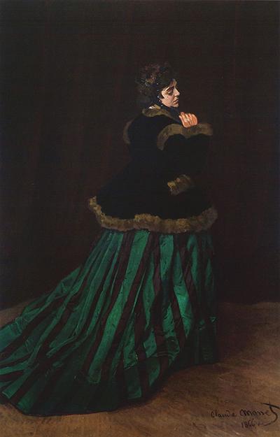 big green dress